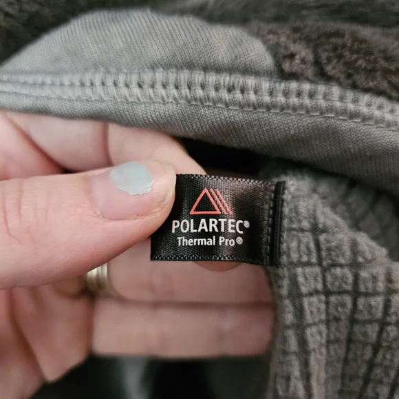 Patagonia Men's Size Large Gray Full Zip R2 Polartec Thermal Pro Jacket - Picture 9 of 11